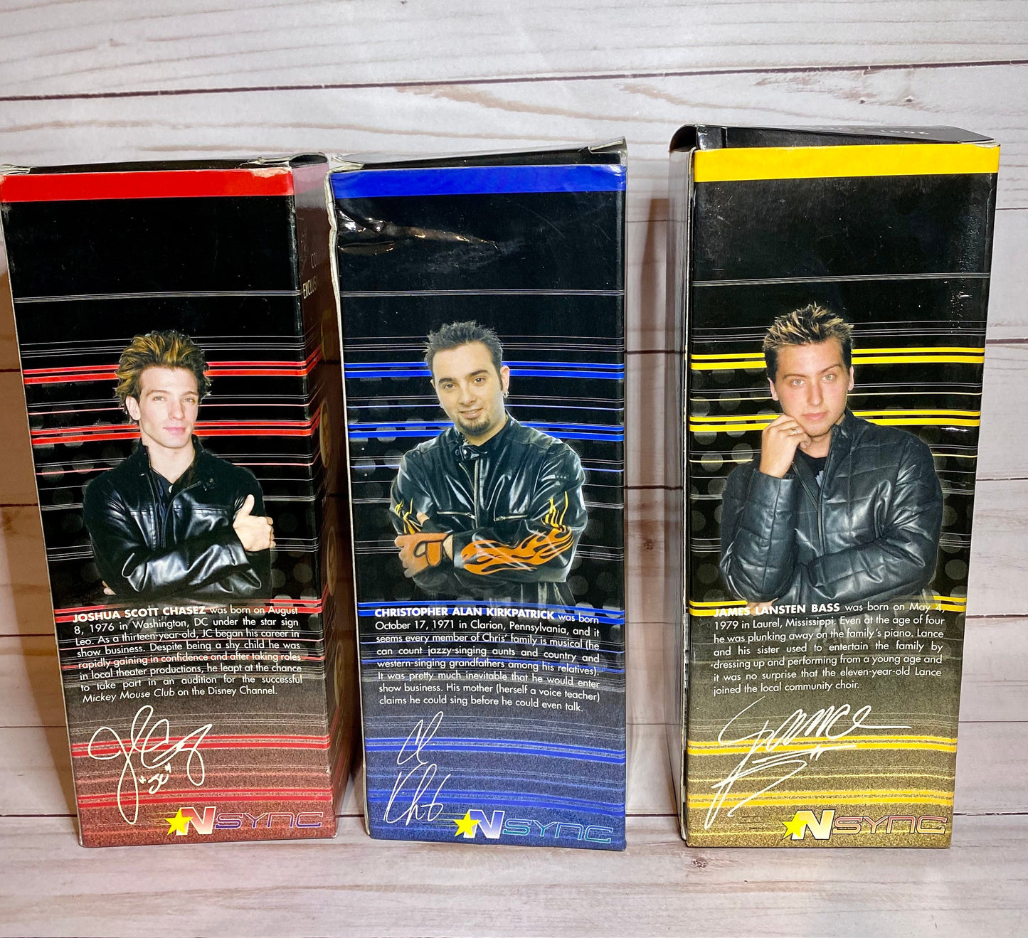 Vintage 2001 NSYNC Bobblehead Dolls NRFB