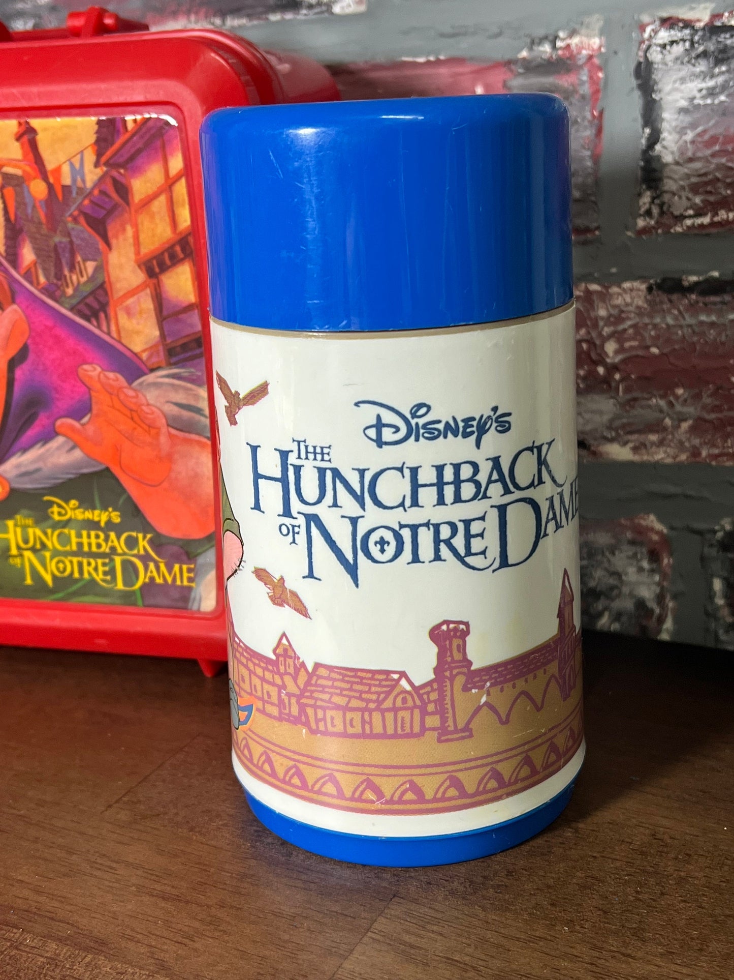 Vintage Disney’s “The Hunchback Of Notre Dame” Lunchpail And Thermos