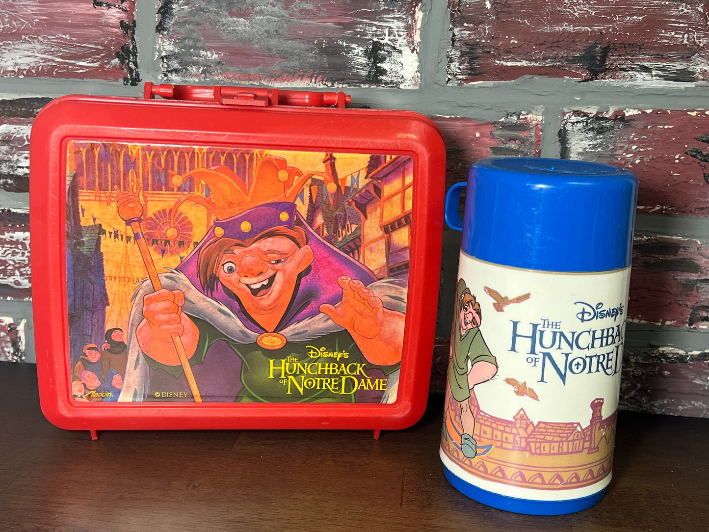 Vintage Disney’s “The Hunchback Of Notre Dame” Lunchpail And Thermos