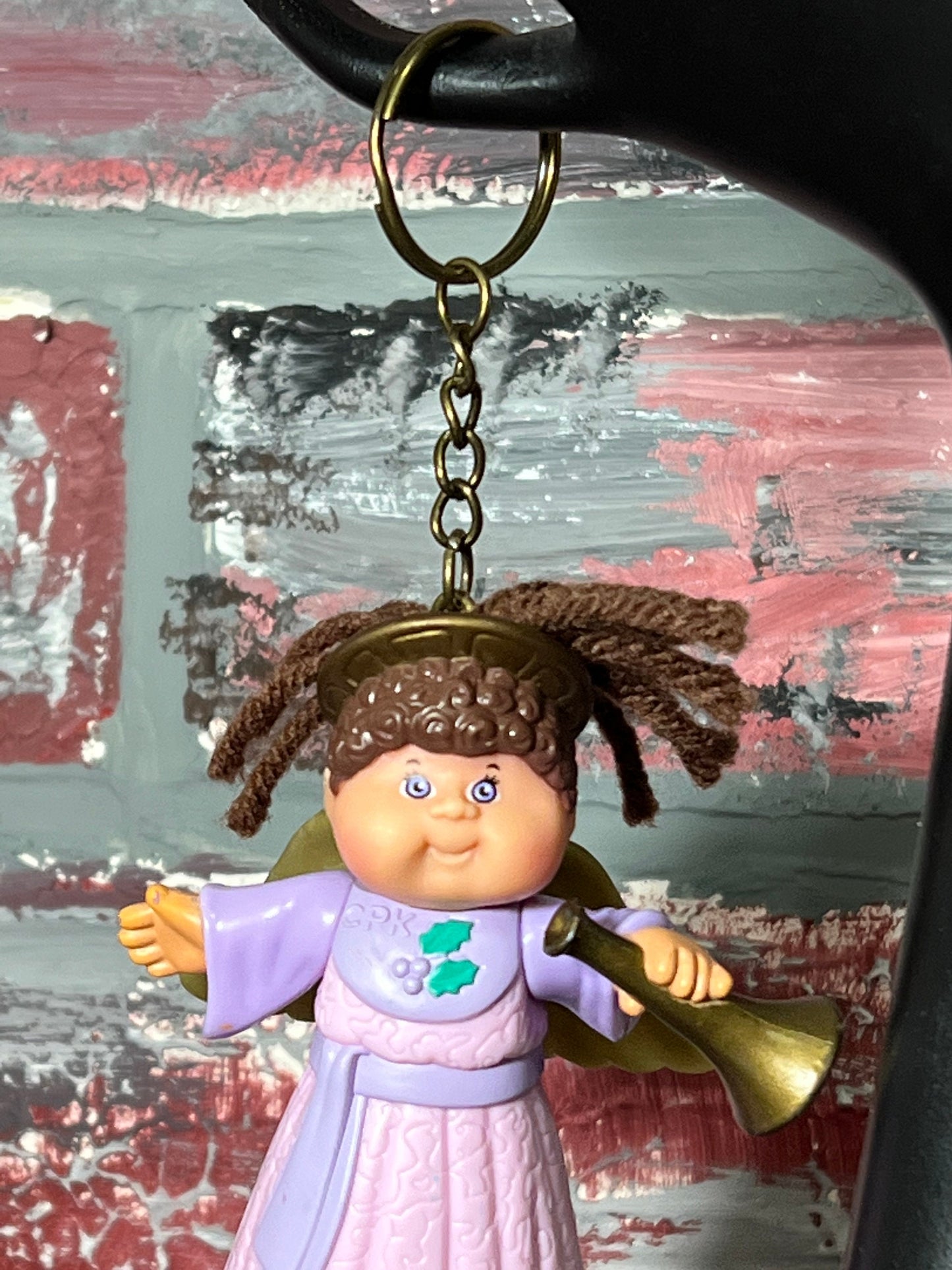 Vintage 1992 Cabbage Patch Custom Keychain