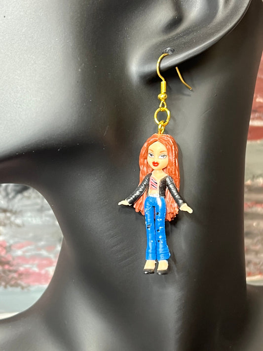 Handmade Bratz Twins Phoebe And Roxxi Bratz Doll Earrings