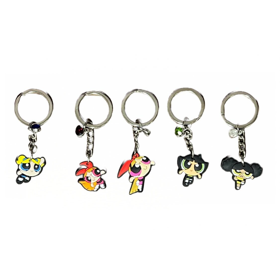 Custom Set Of 5 Powerpuff Girls Keychains