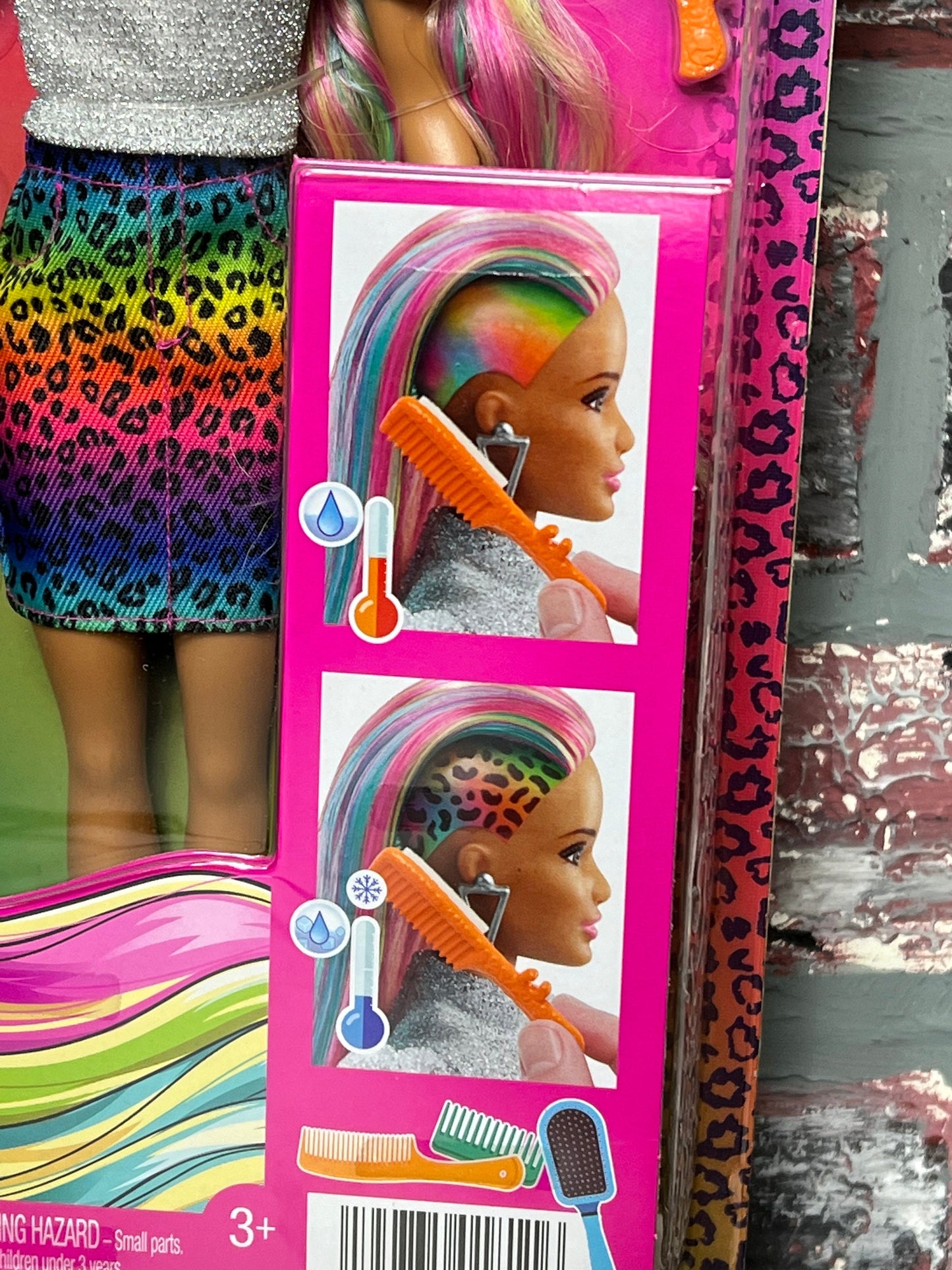 Leopard Rainbow Hair Barbie NIB *Read Info*