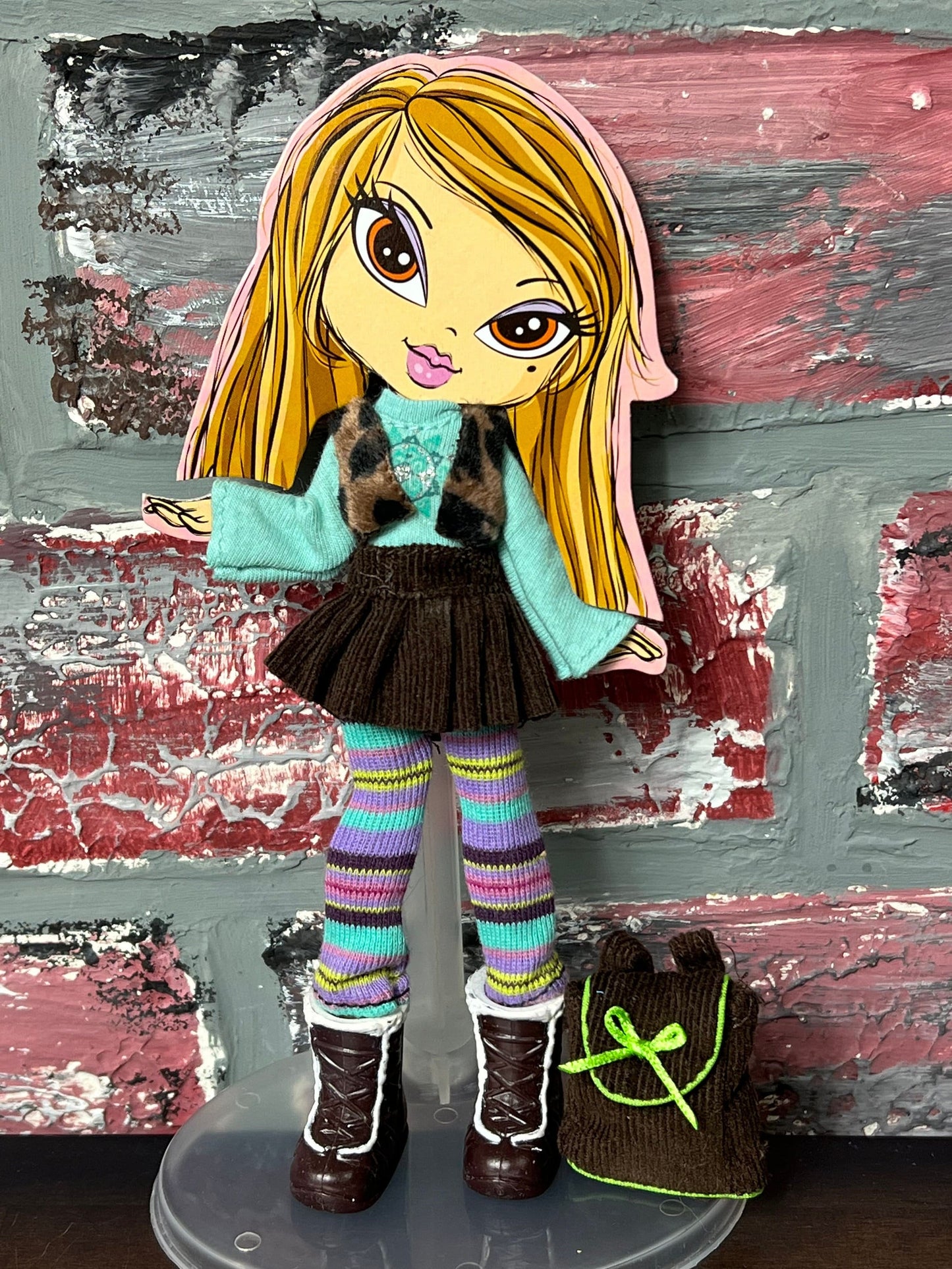 Vintage Bratz Kidz Outfit With Boots And Backpack