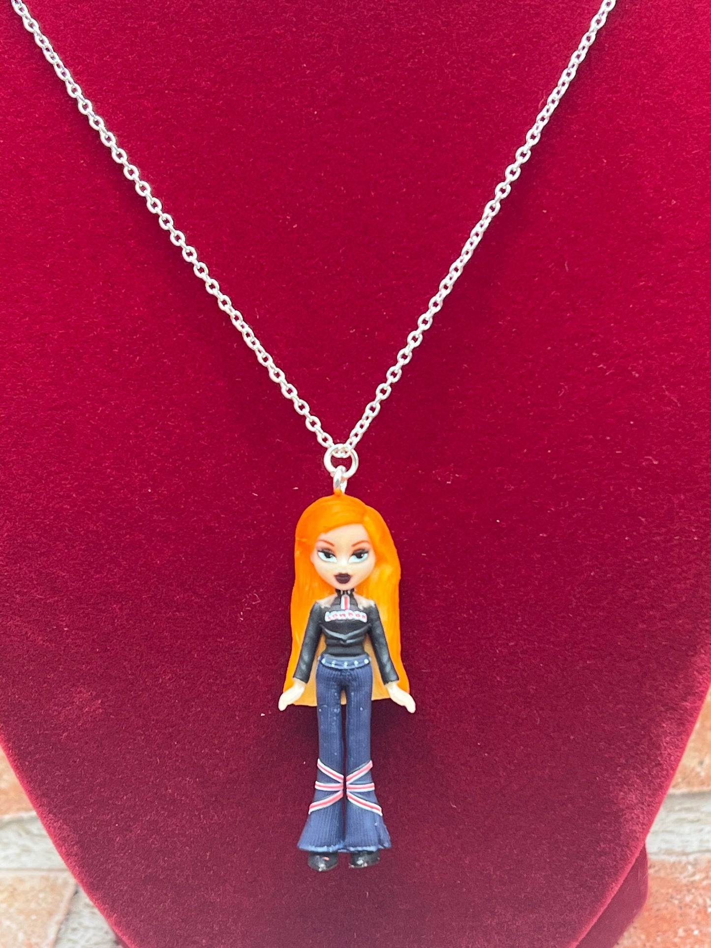 Handmade Pretty N' Punk Cloe Bratz Doll Necklace