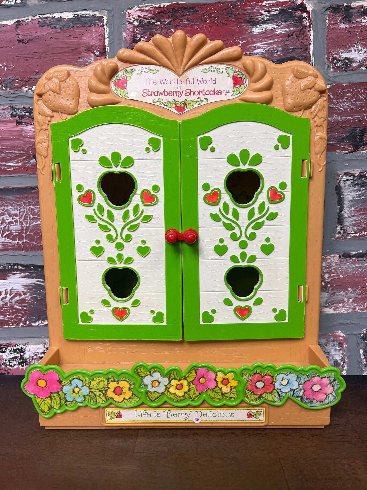 Vintage Strawberry Shortcake Storage Case