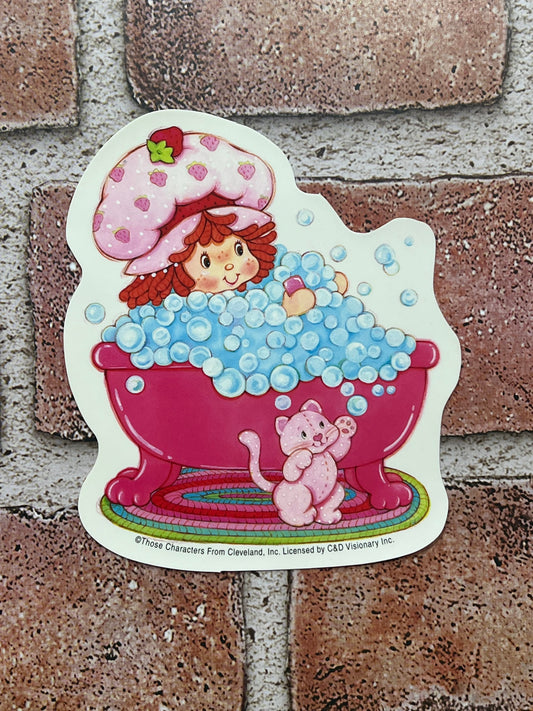 Vintage Brand New Strawberry Shortcake Sticker