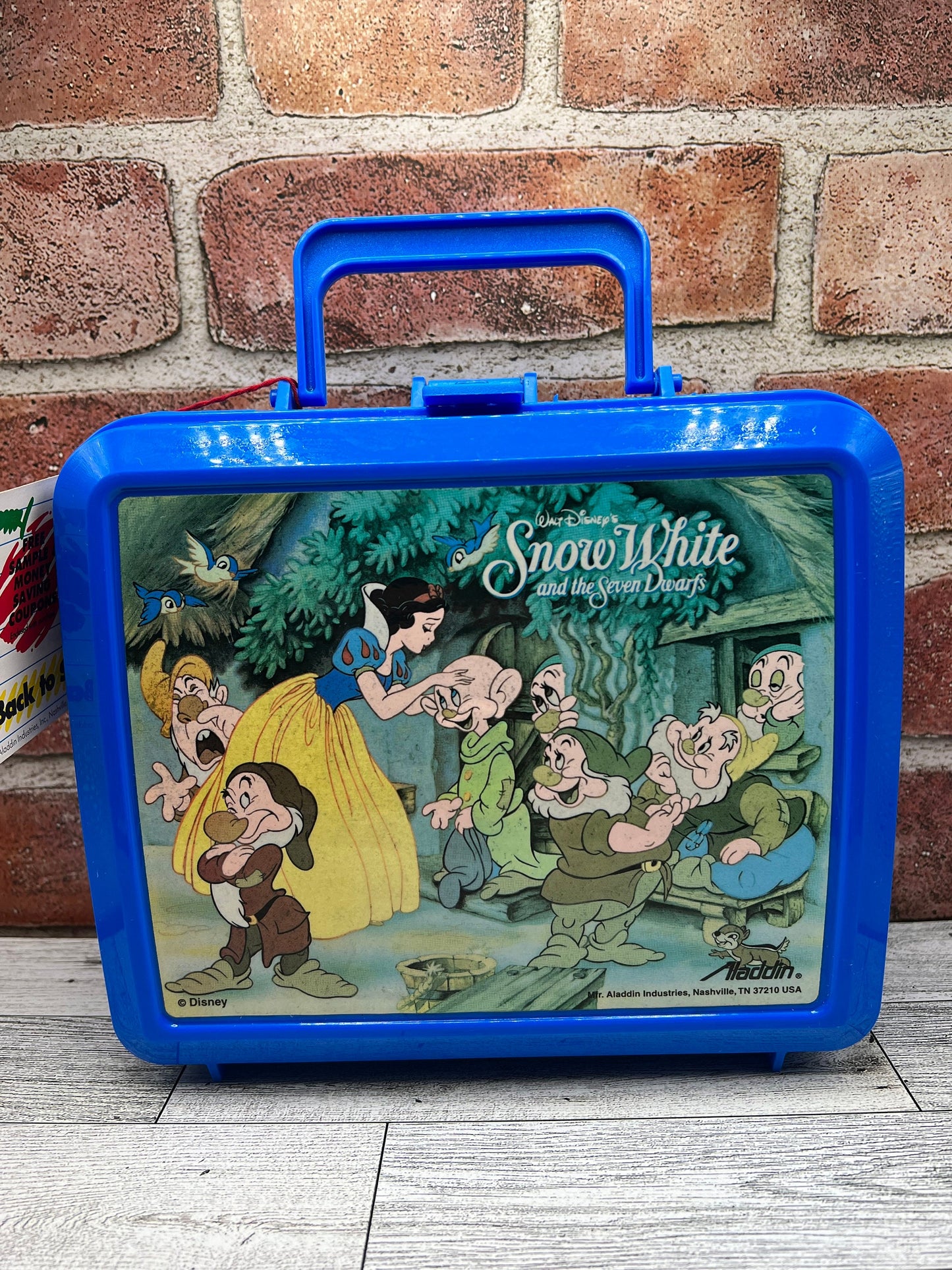 Vintage 1980’s Disney’s “Snow White And The Seven Dwarves” Lunchpail And Thermos