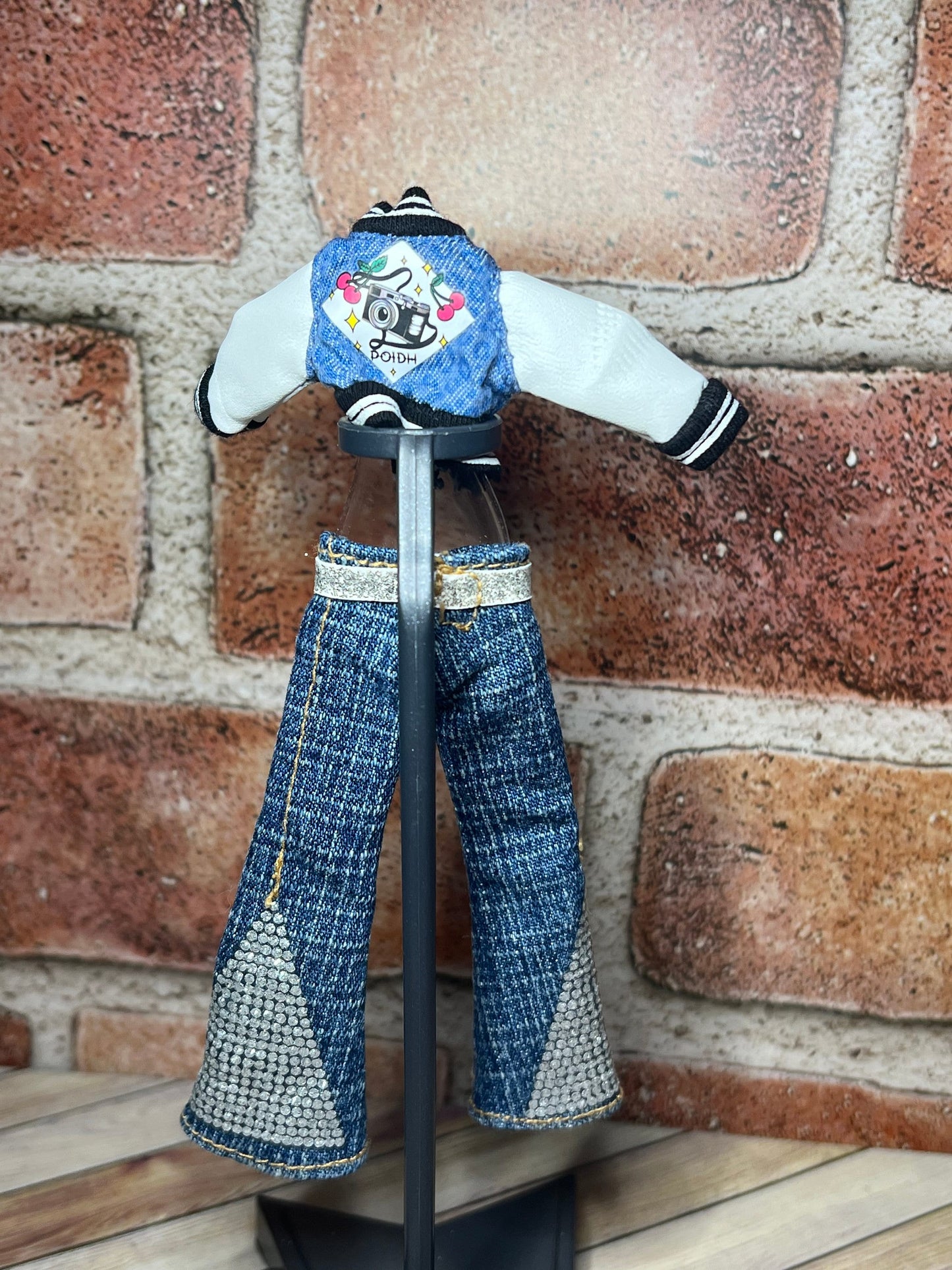 2 Piece Set Vintage Bratz Kidz Jeans And Jacket