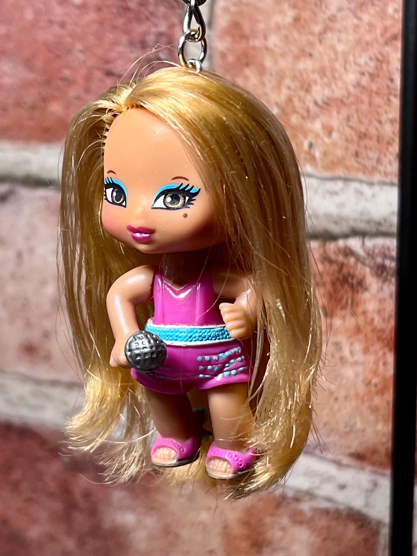 OOAK Itsy Bitsy Pop Stars Yasmin Keychain