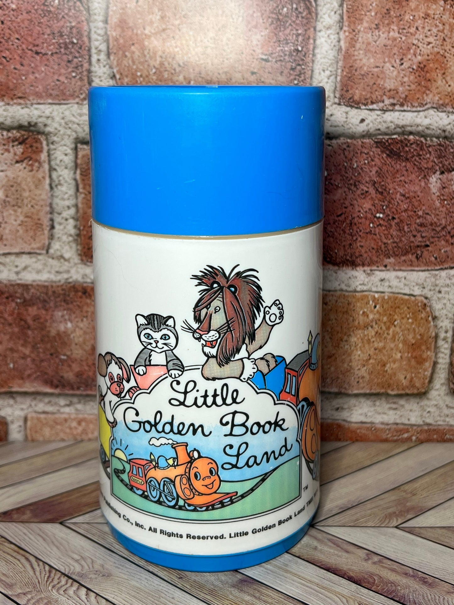 Vintage Little Golden Book Land Aladdin Thermos