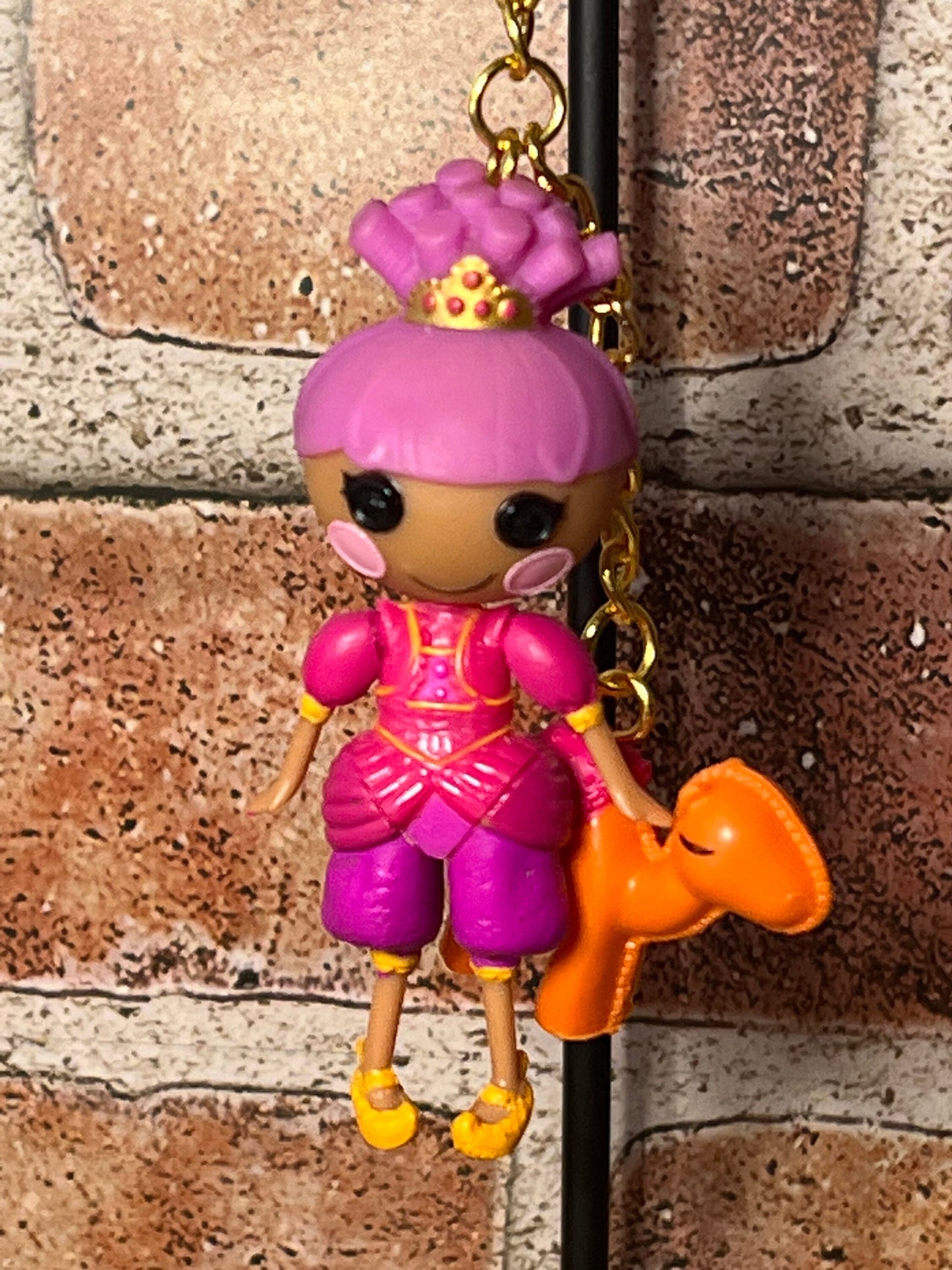 Lalaloopsy Keychain With Lollipop Charm