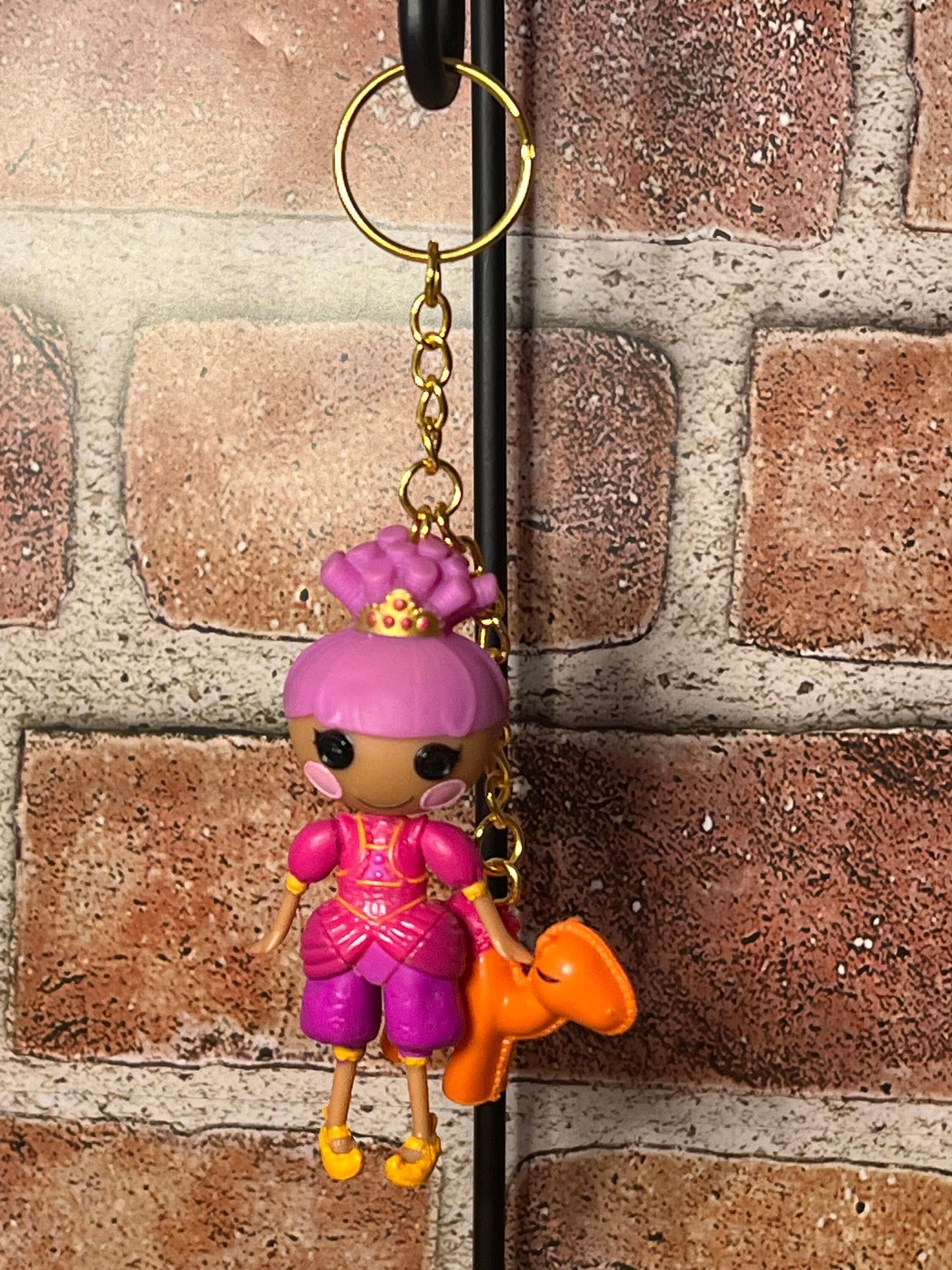 Lalaloopsy Keychain With Lollipop Charm