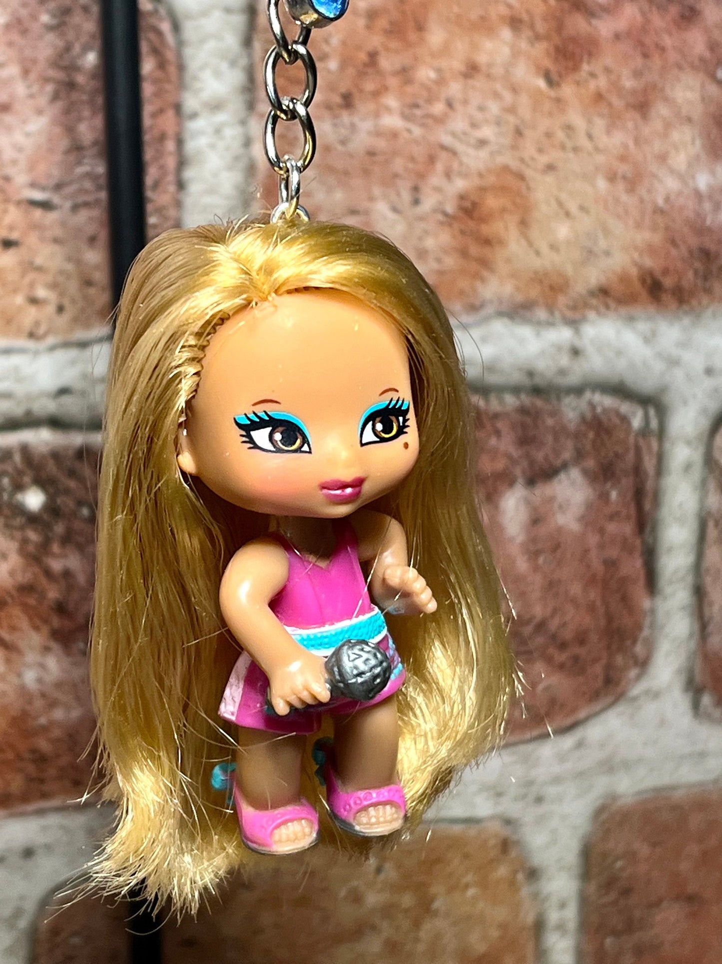 OOAK Itsy Bitsy Pop Stars Yasmin Keychain